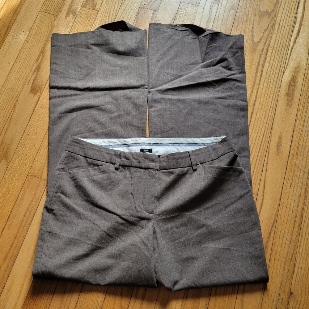 Editor Express Design Studio Gray Trousers Size 12